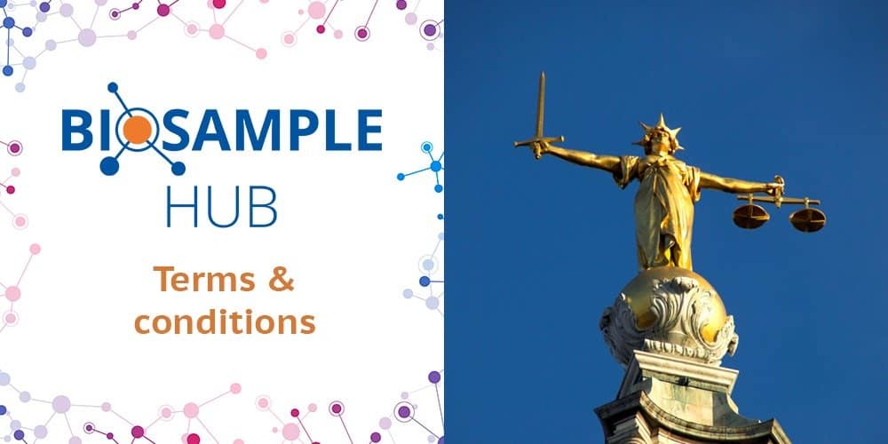 Terms & Conditions for Biosample Hub