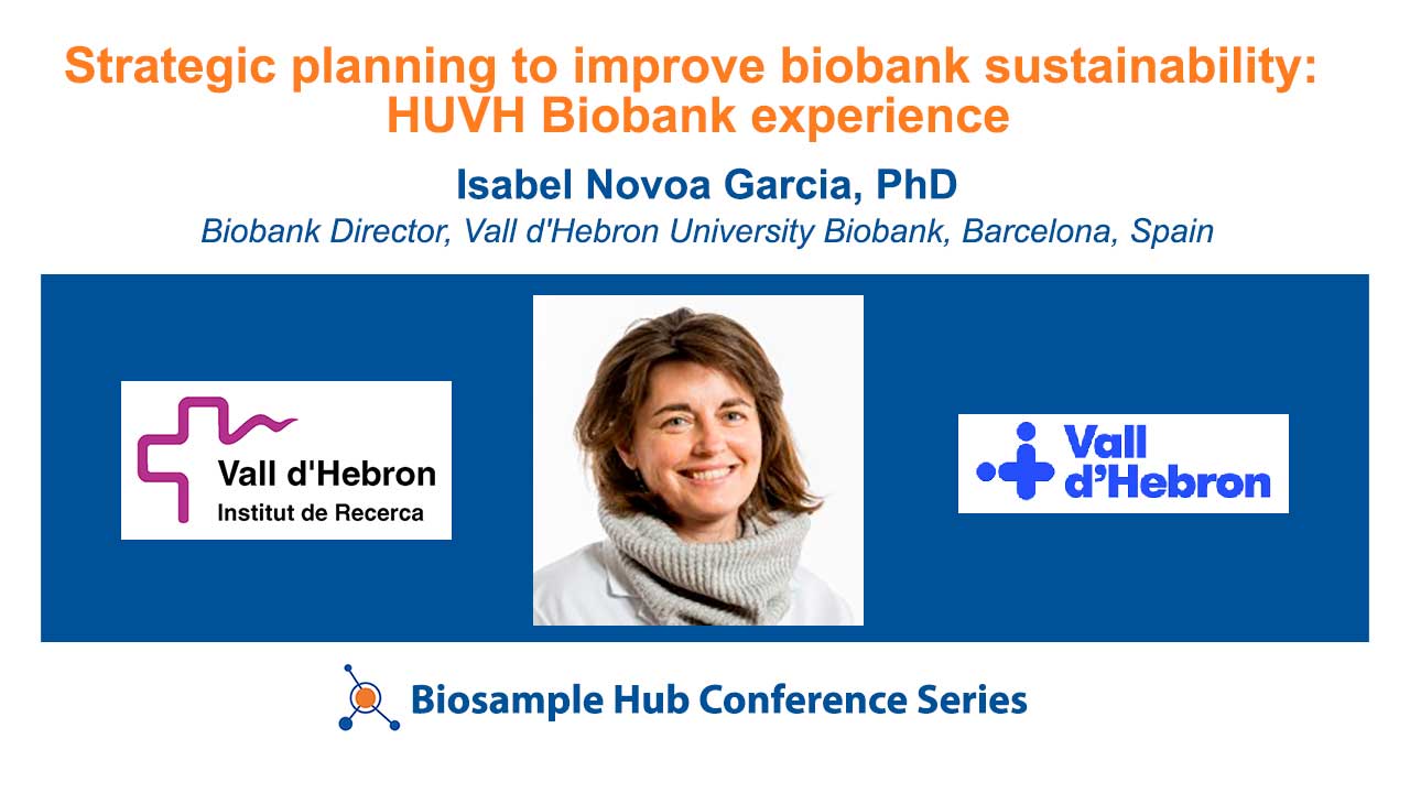 Webinar by Isabel Novoa Garcia on biobank cost recovery and sustainability