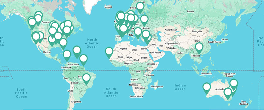 World Map - Eur